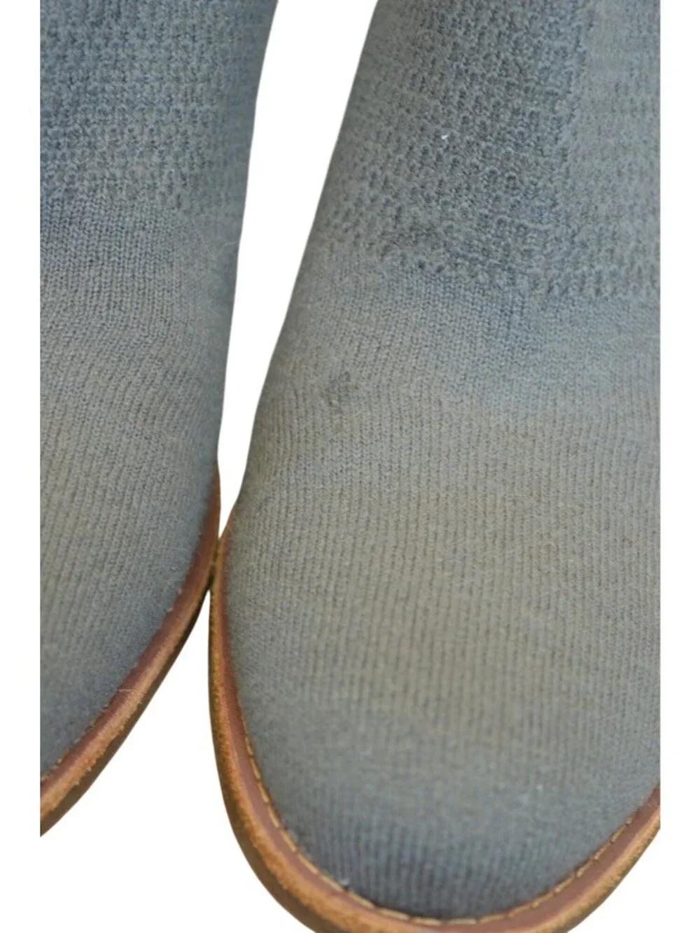 Sofft Arvada Gray Knit Ankle Boots Women's Size 8.5 Boho Fall Casual Cabincore